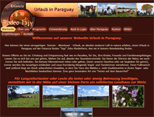 Tablet Screenshot of farmurlaub-paraguay.de
